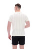 Fila Polo Shirt Mens 80's Tennis Gold Kennedy Knit Polo in Egret
