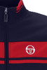 Sergio Tacchini Mens Track Top Damarindo Track Jacket in Maritime Blue
