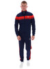 Sergio Tacchini Tracksuit Mens Damarindo Track Jacket & Bottoms in Maritime Blue / Adrenaline Rush