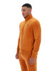 Fila Tracksuit Mens Nero FILA Velour Track Jacket & Bottoms in Pumpkin Spice