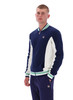 Fila Track Jacket Mens Settanta Track Top in FILA Navy / Gardenia Green