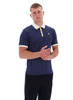 Fila Polo Shirt Mens FILA BB1 Classic Vintage Striped Polo in FILA Navy / Raffia / Gardenia