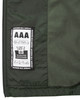 Weekend Offender Jacket Technician Fleece Lined in Black Forest Green