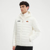 Ellesse Mens Jacket Lombardy Padded Coat in Off White