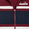 Diadora Track Jacket Mens 80's Track Top in Empire Red