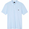 Paul Smith Mens Polo Shirt Classic Zebra Badge Polo in Pale Blue