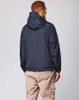 Weekend Offender Mens Jacket Campania Check Statement Windbreaker in Navy Blue