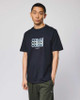Weekend Offender Mens T-Shirt Casual Logo Tee in Navy Blue
