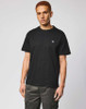 Weekend Offender Mens T-Shirt Brooklands Chest Logo Tee in Black
