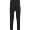 BOSS Mens Tracksuit Bottoms Hugo Boss Stripe Logo Cotton Terry Joggers in Black