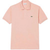 Lacoste Mens Polo Shirt L1212 Classic Fit in Coral Pink