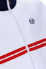 Sergio Tacchini Mens Tracksuit Dallas Track Top and Bottoms in White / Maritime Blue