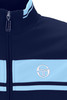 Sergio Tacchini Mens Tracksuit Damarindo Track Top and Bottoms in Maritime Blue / Baltic Sea