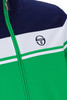 Sergio Tacchini Mens Tracksuit Damarindo Track Top and Bottoms in Maritime Blue / White / Fern Green