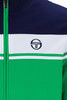 Sergio Tacchini Mens Tracksuit Damarindo Track Top and Bottoms in Maritime Blue / White / Fern Green