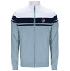 Sergio Tacchini Mens Damarindo Track Jacket in White / Maritime Blue / Lead