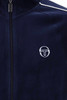 Sergio Tacchini Mens Tracksuit Tasso Velour Track Top and Bottoms in Maritime Blue