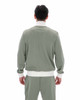 FILA Mens Track Top Mathers Herringbone Track Jacket in Sea Foam / Coconut Milk