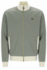 FILA Mens Track Top Mathers Herringbone Track Jacket in Sea Foam / Coconut Milk