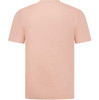 Lacoste Mens T-Shirt Loungewear Slim Fit Tee in Coral Pink