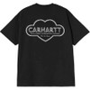 Carhartt Mens T-Shirt Cloud Heart Tee in Black