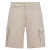 Replay Mens Shorts Vannie Hyperflex Cargo Short in Ivory