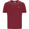 FILA Mens T-Shirt Sunny Cotton Tee in Garnet Red