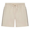 Hugo Boss Mens Swim Shorts BOSS Iconic Stripe Logo Short in Light Beige