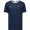 Ellesse Ringer Tee Mens Ringetto T-Shirt in Navy Blue