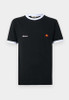 Ellesse Ringer Tee Mens Ringetto T-Shirt in Black