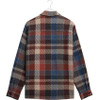 Wax London Mens Overshirt Whiting Shirt in Pike Check Rust Multi