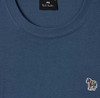 Paul Smith T-Shirt Mens Zebra Logo Tee in Washed Navy