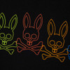Psycho Bunny Mens T-Shirt Barbon Graphic Tee in Black