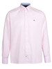 Tommy Hilfiger Slim Fitted Oxford Long Sleeve Shirt in Pink