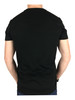 Lacoste Mens S/S Logo Branded T-Shirt in Black