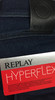 Replay Mens Anbass Hyperflex 5 Pocket Jean in Raw Indigo