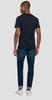 Replay Deconstructed V Neck T-Shirt in Navy