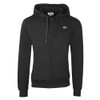 Lacoste Zip Through Hoodie in Black