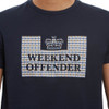 Weekend Offender Mens T-Shirt Shevchenko Tee in Navy Blue