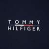 Tommy Hilfiger Mens T-Shirt Square Logo Tee in Desert Sky Navy