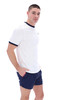Fila Mens T-Shirt Marconi Ringer Tee in White / FILA Navy