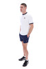 Fila Mens T-Shirt Marconi Ringer Tee in White / FILA Navy