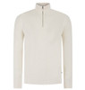 Ted Baker Mens Jumper Half Zip Meaddo Funnel Neck in Natural Beige