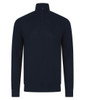 Ted Baker Mens Jumper Half Zip Meaddo Funnel Neck in Navy Blue