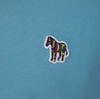Paul Smith Mens Polo Shirt Zebra Badge Polo in Light Blue