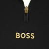 Hugo Boss Mens Half Zip Track Top in Black