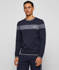 Hugo Boss Mens Tracksuit Body Wear BOSS Sweatshirt & Track Pants in Dark Blue