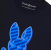 Psycho Bunny Mens T-Shirt Pisani Graphic Tee in Navy