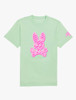 Psycho Bunny Mens T-Shirt Pisani Graphic Tee in Icy Mint