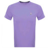 Psycho Bunny Mens T-Shirt Classic Tee in Lavender Purple